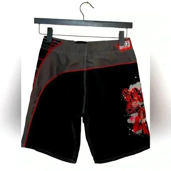 Rip Zone Rare  90’s Board Shorts, Adjustable Waist, Embroidered - Picture 2 of 14